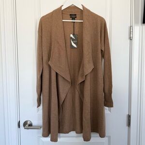 Halogen Draped Cashmere Cardigan